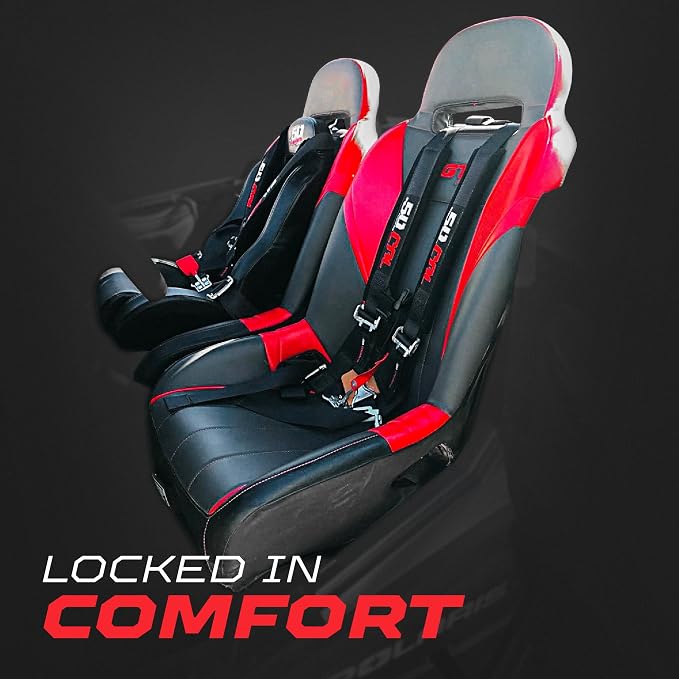 1pc 4 Point Harness for Bucket Seat, Push Release, 10 Color Options, Racing Harness, Race Car, Off Road, UTV, RZR [6008A4]