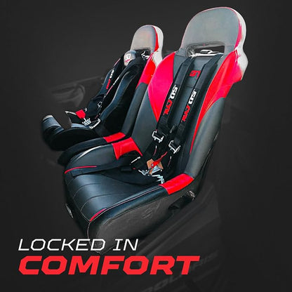 1pc Blue 4 Point Harness for Bucket Seat, Latch Release, 9 Color Options, Racing Harness, Race Car, Off Road, UTV, RZR [6002]