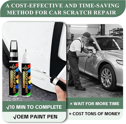 Deep Black Pearl(LC9X/2T) Touch Up Paint For Volkswagen Exact Match-Chips and Nicks 2 in 1 Car Paint Pen Scratch Rapair for Atlas/Beetle/CC/EOS/Golf/GTI/Jetta/Passat/Tiguan