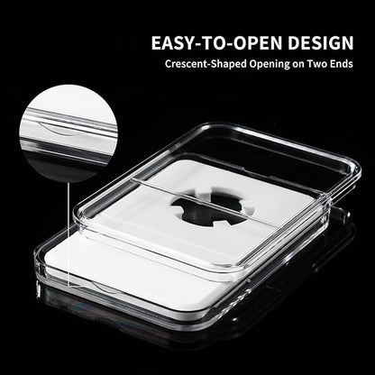 10-Pack Silver Dollar Coin Holder, 40mm Collection Coin Holder, Clear Acrylic Coin Slab Protectors and Display Case for Morgan, Peace, IKE Silver Coin, Four-Point Fixation Coin Capsules