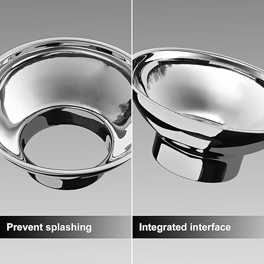Serinar 5.7 Inch X 2.78 Inch Mouth Metal Canning Funnel