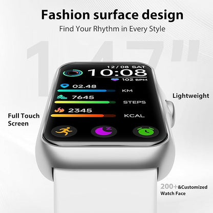 JYUAJOI Fitness Tracker with 24/7 Continuous Heart Rate, Blood Oxygen Monitor