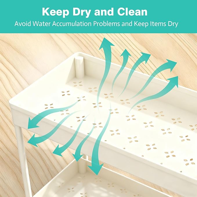 Under Sink Organizers and Storage 2 Pack, Pull-Out Sliding Cabinet Organizer