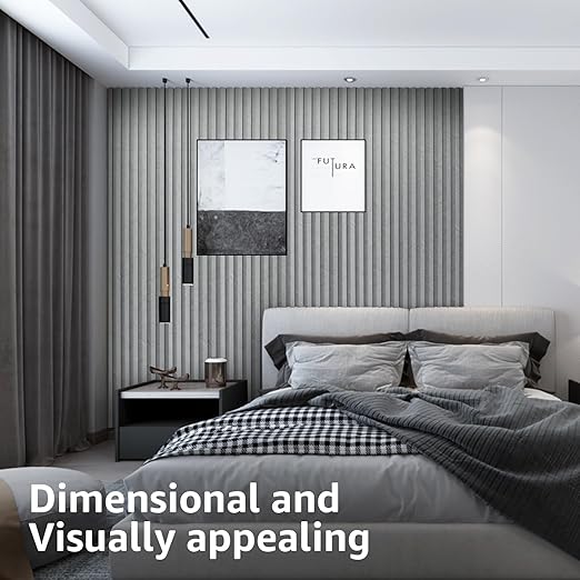 Art3d 8-Pack WPC Slat Wall Panel