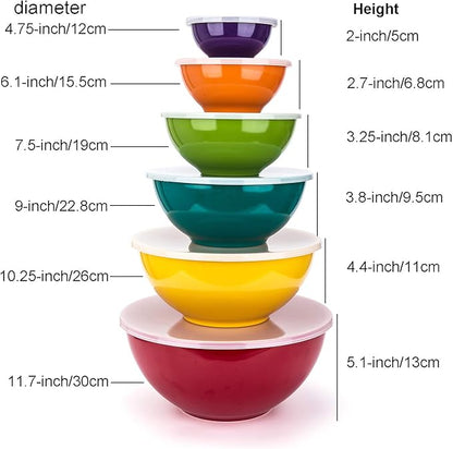 KX-WARE Melamine Mixing Bowls