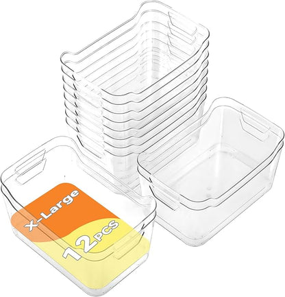 Clear Plastic Storage Bins