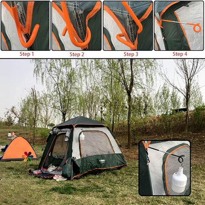 Camping Lantern Hook Hanger Tent Light Outdoor Lamp Hanger Non-Slip for Camping Hiking - 2pcs