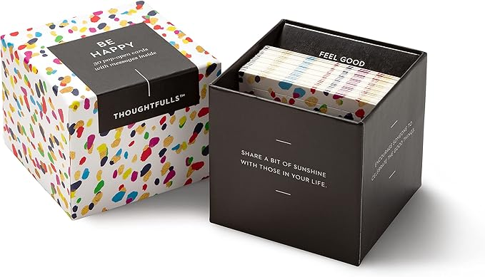 Compendium ThoughtFulls Pop-Open Cards — Be Happy — 30 Pop-Open Cards, Each with a Different Inspiring Message Inside