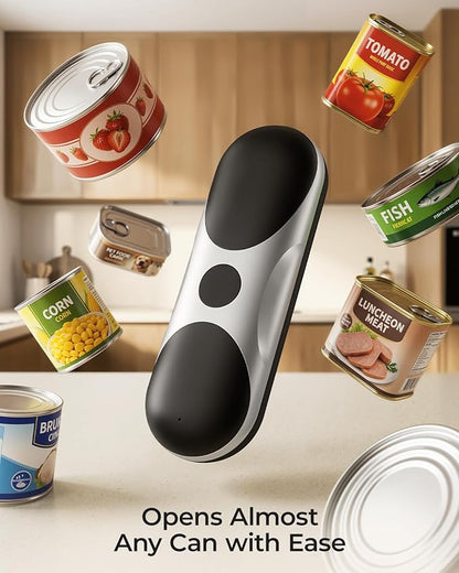 Electric Can Opener, One-Touch Automatic Can Opener, USB Rechargeable Electric