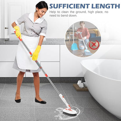 SetSail Floor Scrub Brush, Tile Tub Floor Scrubber