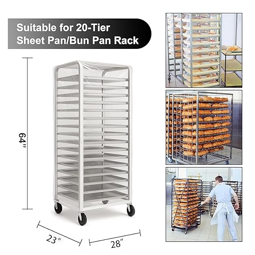Bun Rack Cover – Transparent PVC