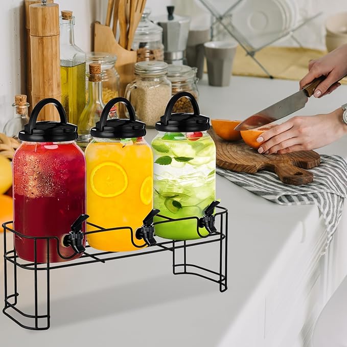 Tanlade 3 Pcs Plastic Drink Dispenser