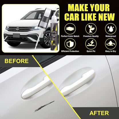XNA Black(L041/A1) for Volkswagen Touch Up Paint, Car Scratch Remover for Nicks and Chips Repair, 2-In-1 Quick & Easy Fix Car Scratch Repair Kit with Exact Color-Matched