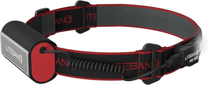 LED Headlamp, Liteband PRO 1400 Lumens Super Bright Head Lamp, Rechargeable Battery Powered Tactical Headlamps, Camping, Running, Hard Hat Light, Best Rated Hands Free Forehead Flashlight, Carbon