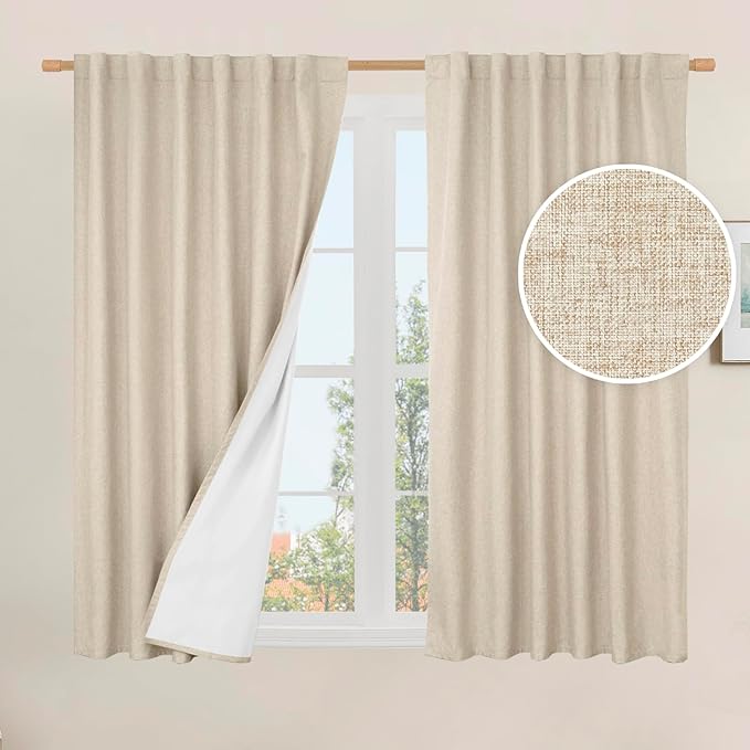 LAMIT Full Blackout Window Curtains