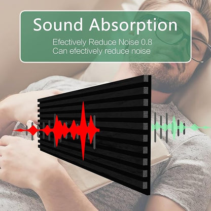 Premium Acoustic Wood Slat Wall Panels – Noise-Reducing Sound Absorption Panels