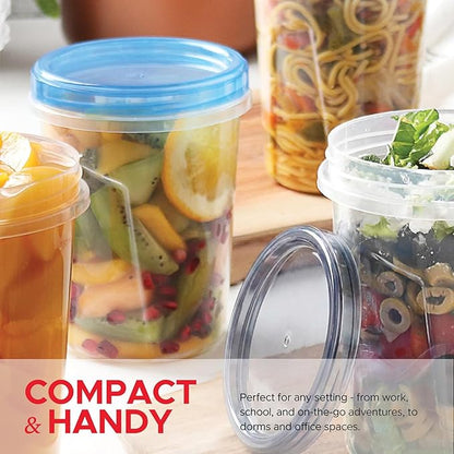 Tafura 10 Pack Leakproof Freezer Containers