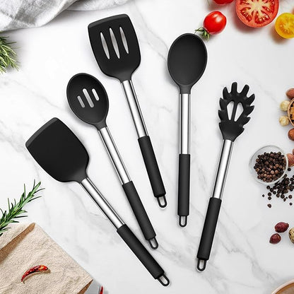 TeamFar Cooking Utensils Set, for Nonstick Cookware Flipping Frying Turning