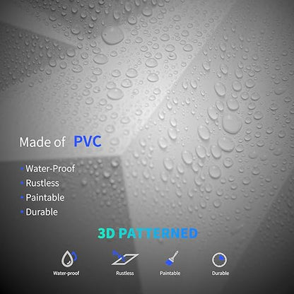 Art3dwallpanels 50 Pack 3D Wall Panel Diamond