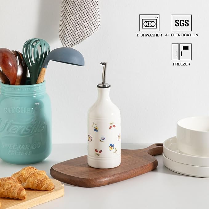 Sweejar Ceramic Olive Oil Dispenser Bottle