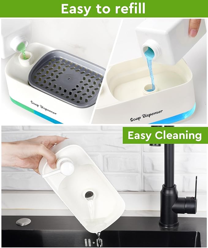 5-in-1 Kitchen Soap Dispenser Set