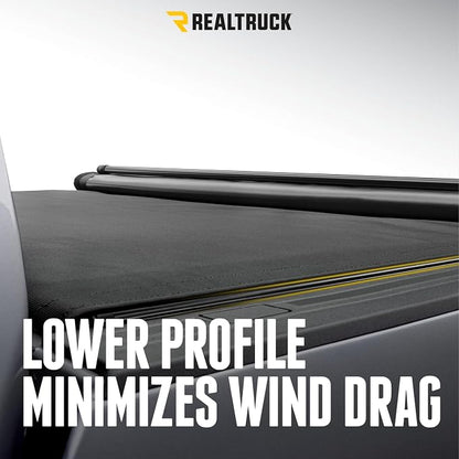 RealTruck TruXedo Pro X15 Soft Roll Up Truck Bed Tonneau Cover | 1446901 | Fits 2009 - 2018, 2019 - 2020 Classic Dodge Ram 1500, 2010-21 2500/3500 w/o RamBox 6' 4" Bed (76.3")