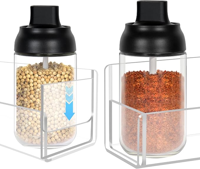 Acrylic Spice Rack Wall Mount