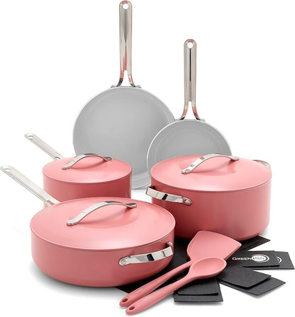 GreenPan Nova 10-Piece Cookware Pots & Pans Set, Oprah’s Favorite Things 2024