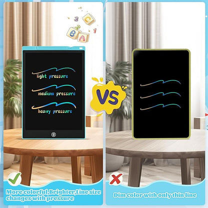 EooCoo Toys for Ages 3-8, Drawing Board 2 Pack, 12 Inch LCD Writing Tablet, Electronic Drawing Tablet, Girl/Boy Birthday Gift, Kids Toys, Drawing Pad Girls Gifts, Kids Travel Essential