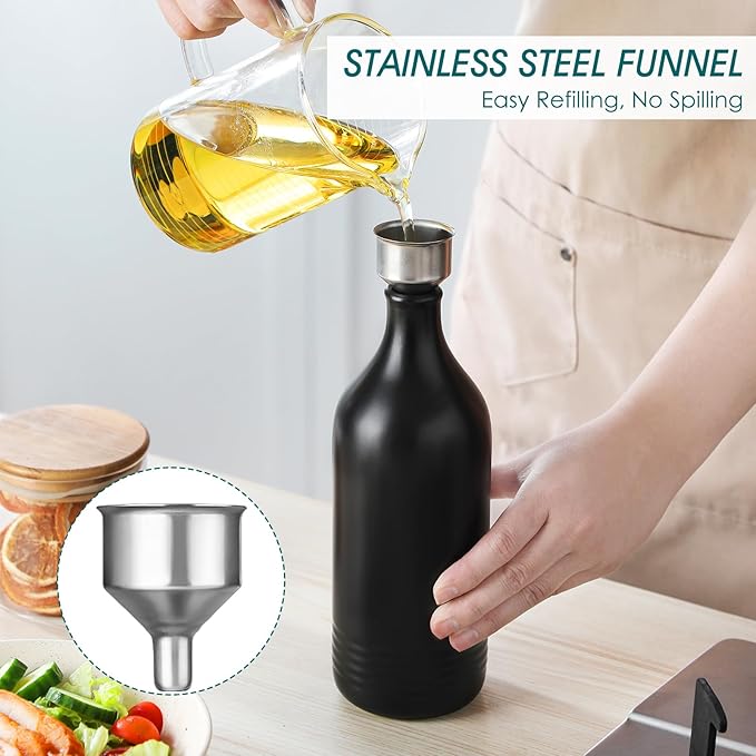 vancasso 20 Oz Ceramic Olive Oil Dispenser Bottle, Bottle Dispenser