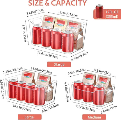 Clear Plastic Storage Bins