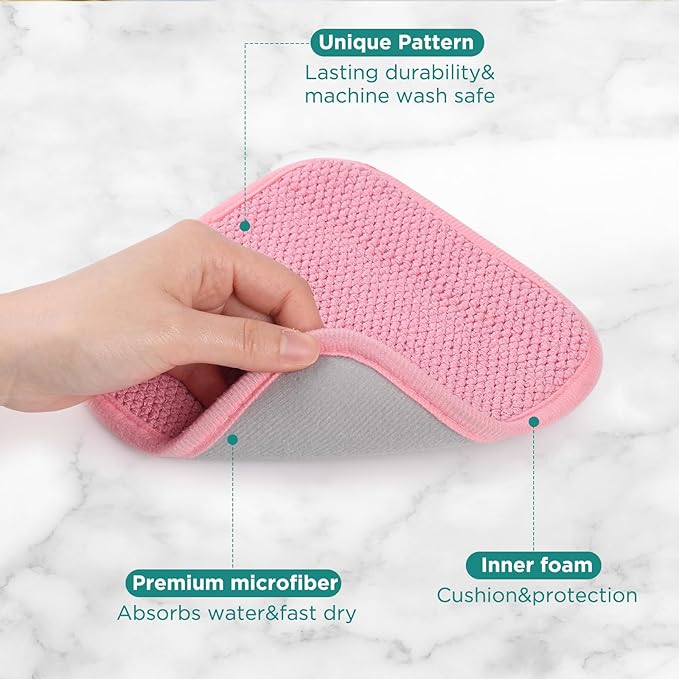 GeeRic Microfiber Dish Drying Mat, Super Absorbent Kitchen Dish Drying Pad