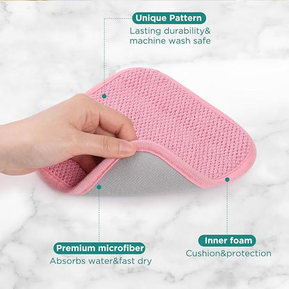 GeeRic Microfiber Dish Drying Mat, Super Absorbent Kitchen Dish Drying Pad