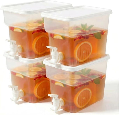 BEWBBAT 4 Pack 1.3 Gallon Drink Dispenser