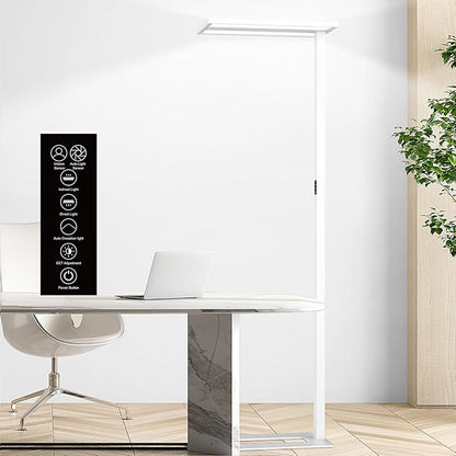 STERREN 76'' Motion Sensor Floor Lamp, 105W Modern LED Floor Lamp, Smart
