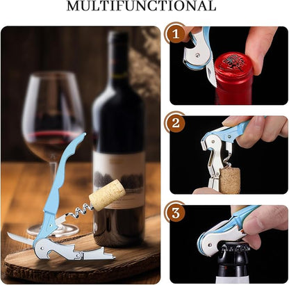 HYZ 2-Pack Wine Opener Waiter Corkscrew, Professional Wine Key