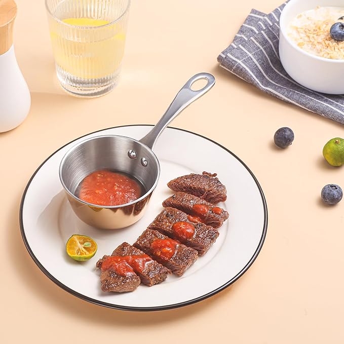 Mini Sauce Pan, Tri-Ply Stainless Steel Pot