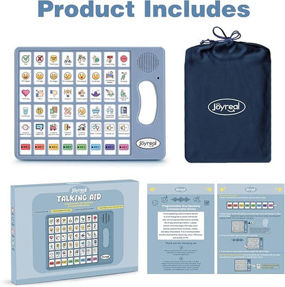 Joyreal AAC Device for Autism, Non Verbal Communication Tools for Speech