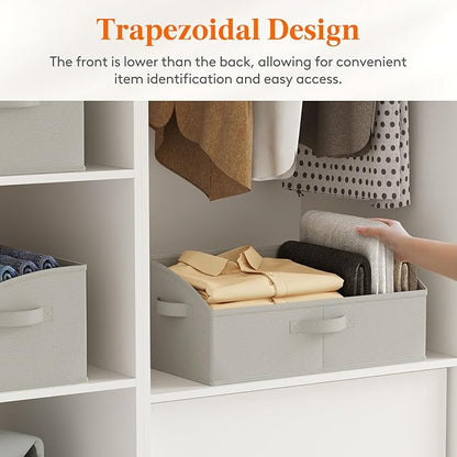 Lifewit Extra Large Trapezoid Closet Storage Bins