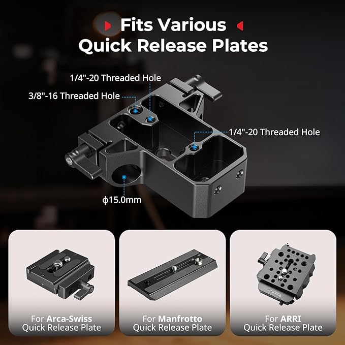 SMALLRIG Camera Base Plate Kit