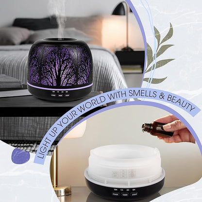 ARVIDSSON 500ml Essential Oil Diffuser, Metal Diffusers