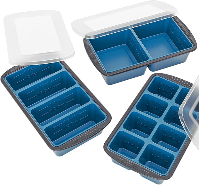 GORCI Silicone Soup Freezer Trays