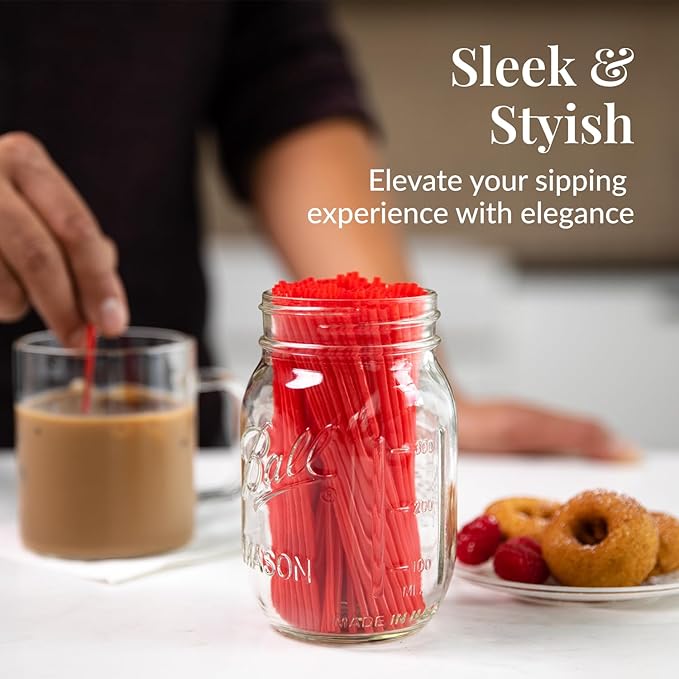 Prestee 2000 Count Red Coffee Stirrers