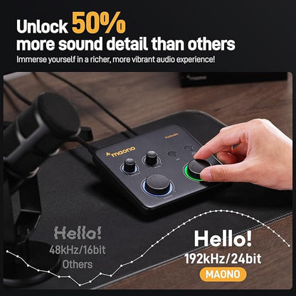 MAONO USB Audio Interface for PC: Interface