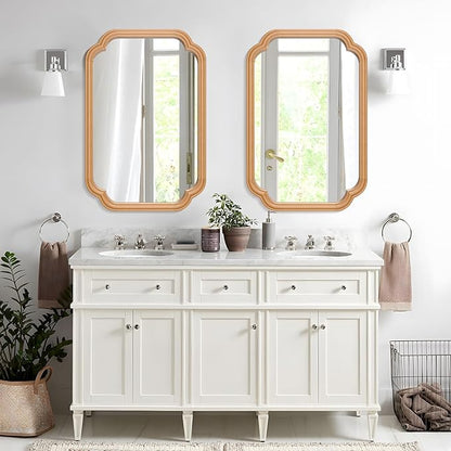 Wood Mirror for Bathroom