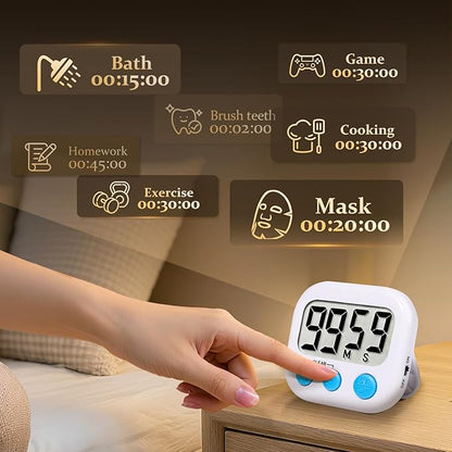 24 Pack Digital Kitchen Timer Small Classroom Timers
