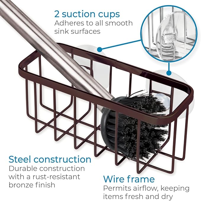 iDesign Gia Sink Suction Holder