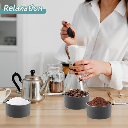 Measuring Cups Set Measuring Spoons Set, Nesting Measure Cups