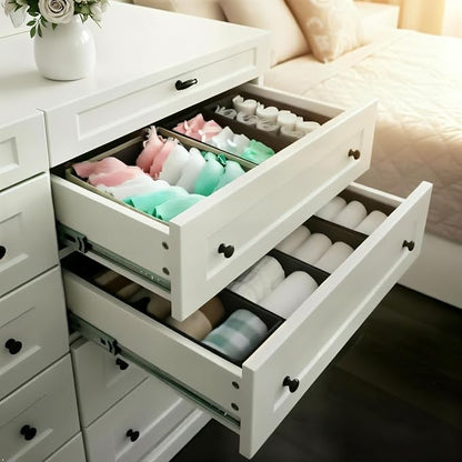 Bructhun Sock Drawer Organizer 9 Pack