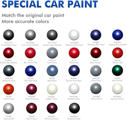 NH782M Graphite Luster Touch Up Paint Compatible With Honda Cars, DIY Car Paint Scratch Repair Kit, Automotive Paints, Quick & Easy Fix Scratch Repair for Accord